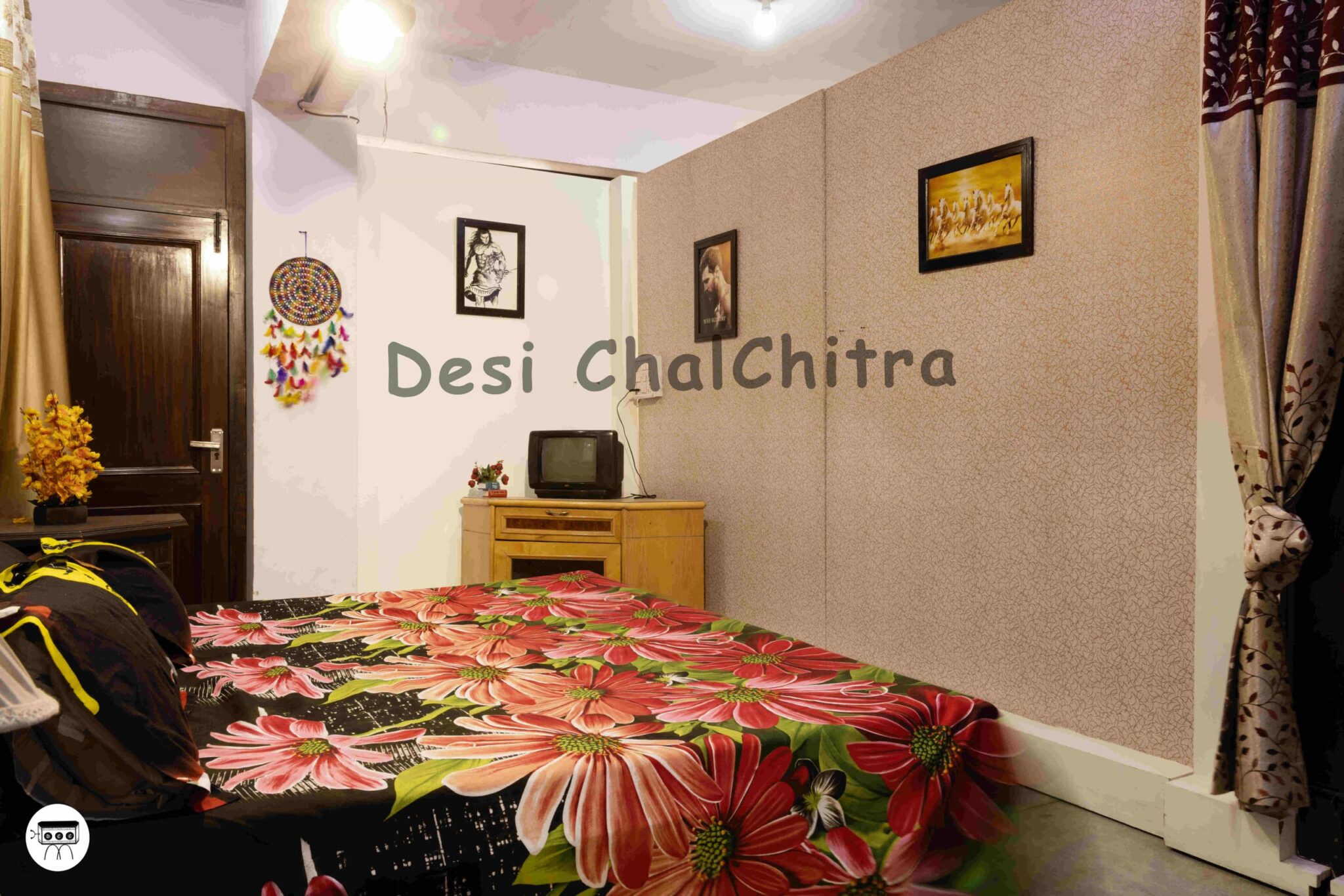 Home Setup shooting set at Desi ChalChitra Studio, Delhi