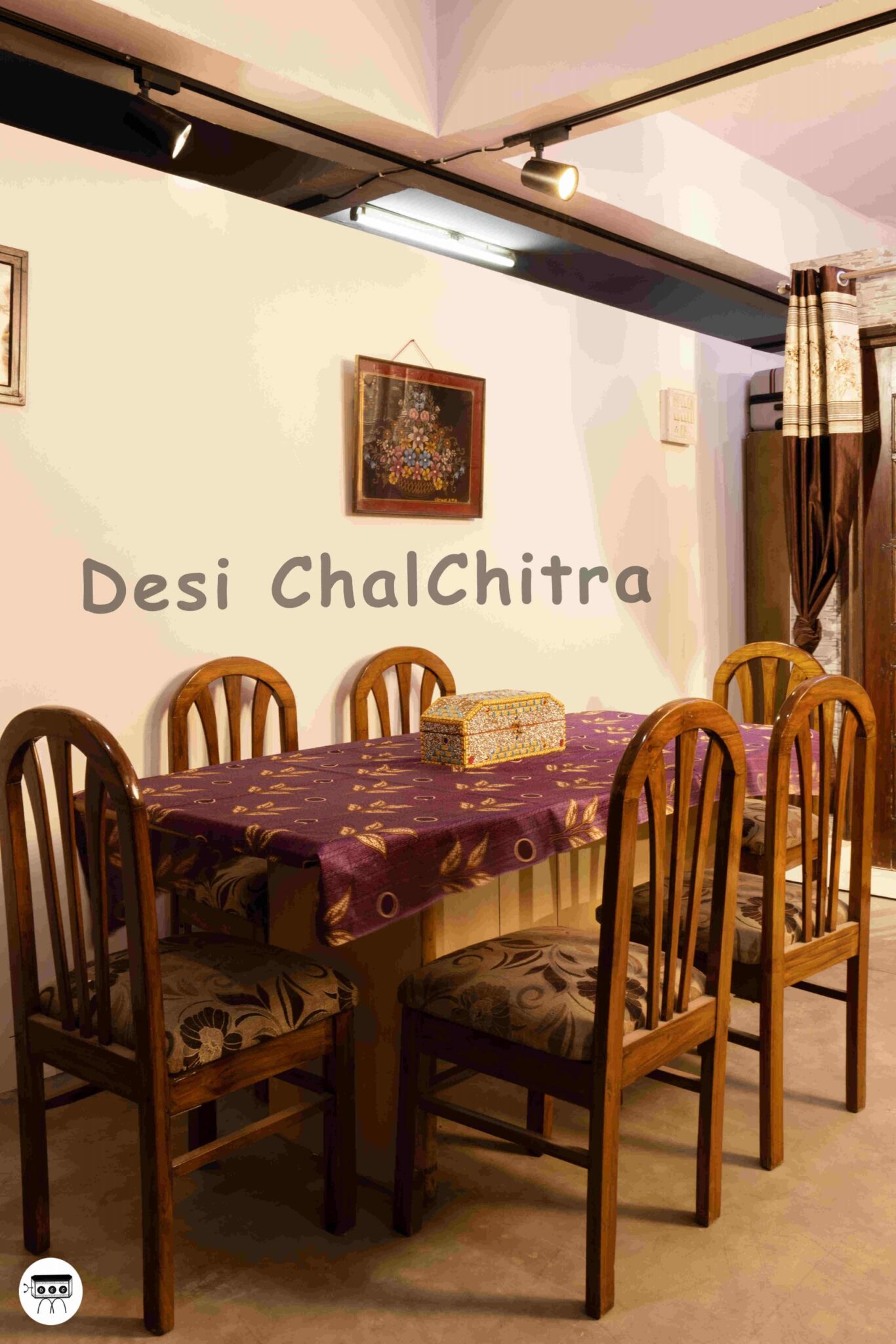 Home Setup shooting set at Desi ChalChitra Studio, Delhi