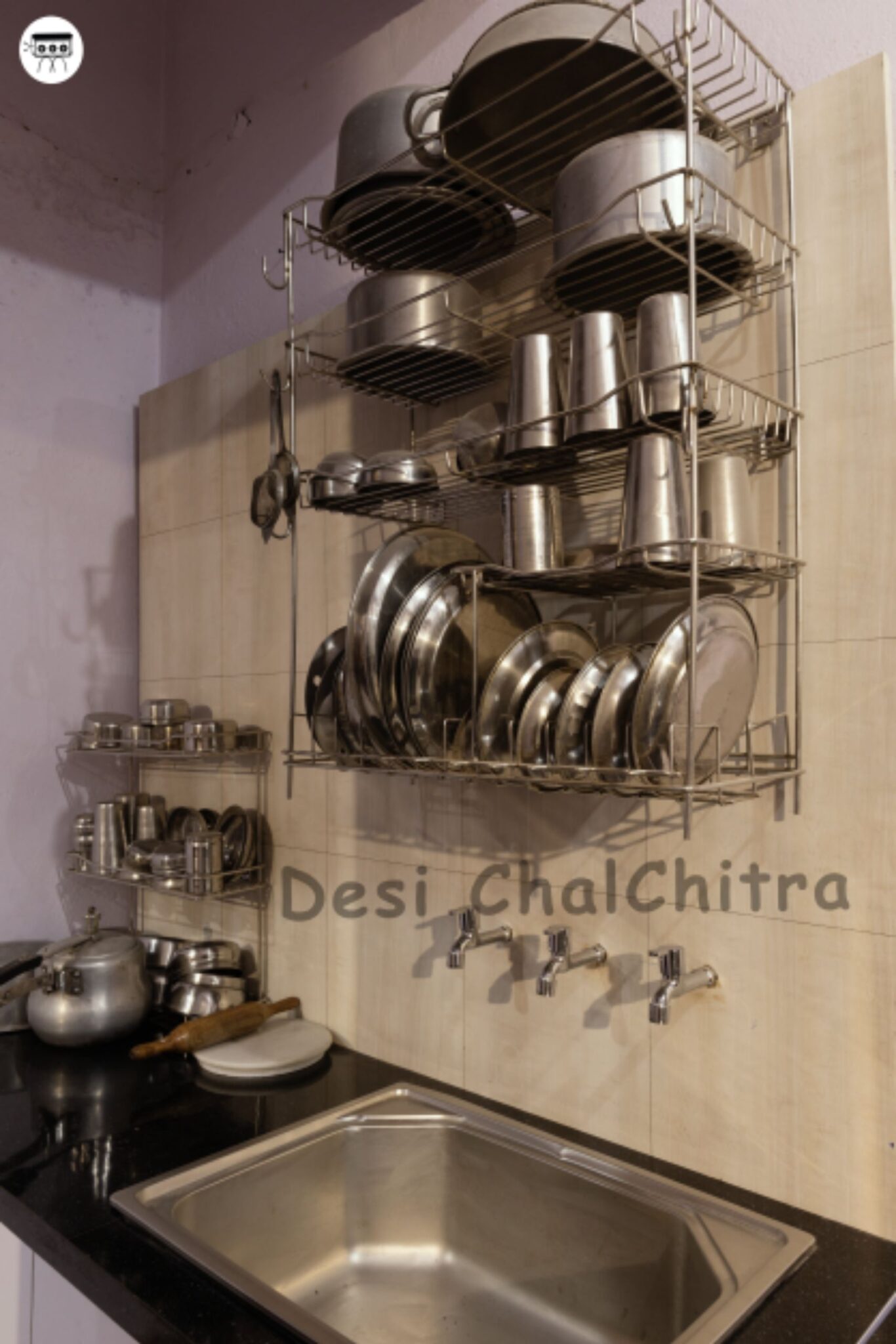 Home Setup shooting set at Desi ChalChitra Studio, Delhi