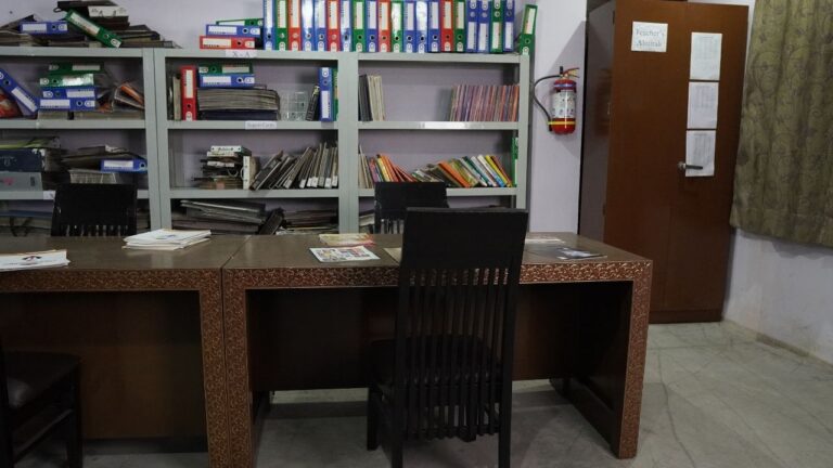 Staffroom Setup shooting set at Desi ChalChitra Studio, Delhi