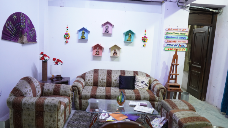 Tuition Center Setup shooting set at Desi ChalChitra Studio, Delhi