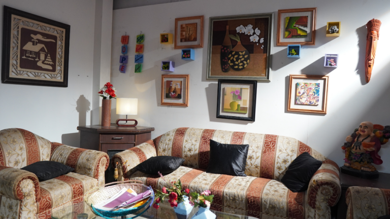 Home Setup shooting set at Desi ChalChitra Studio, Delhi