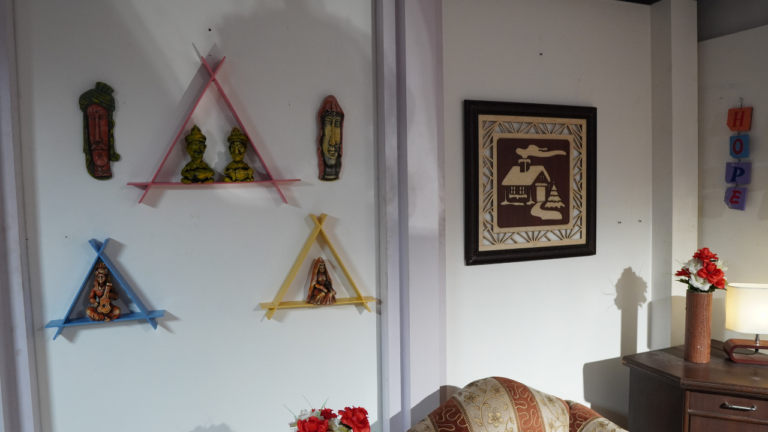 Home Setup shooting set at Desi ChalChitra Studio, Delhi