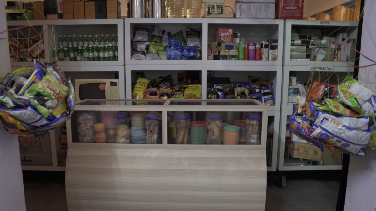 Shop Setup shooting set at Desi ChalChitra Studio, Delhi