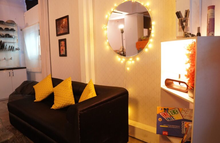 Date Night Living Room shooting set at Desi ChalChitra Studio, Delhi