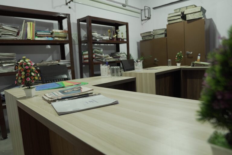 Staffroom Setup shooting set at Desi ChalChitra Studio, Delhi