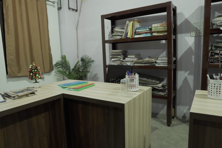 Staffroom Setup shooting set at Desi ChalChitra Studio, Delhi