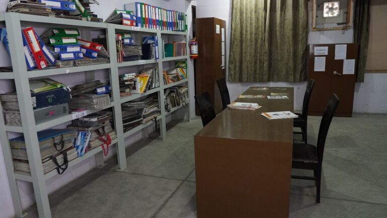 Staffroom Setup shooting set at Desi ChalChitra Studio, Delhi