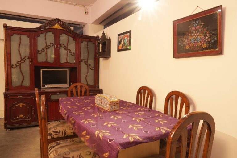 Dining Room Setup shooting set at Desi ChalChitra Studio, Delhi