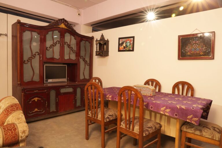 Dining Room Setup shooting set at Desi ChalChitra Studio, Delhi