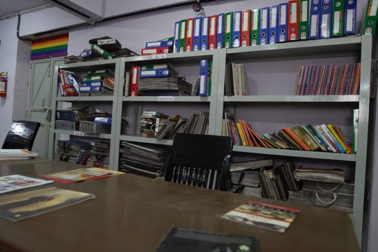 Staffroom Setup shooting set at Desi ChalChitra Studio, Delhi