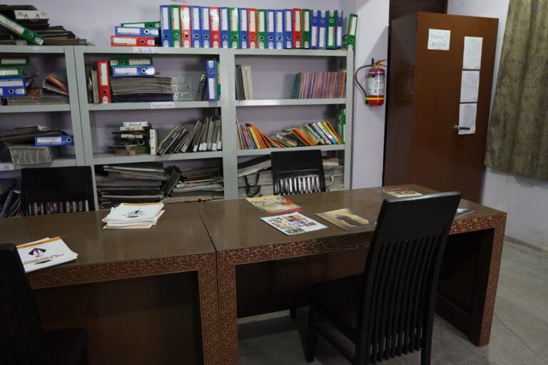 Staffroom Setup shooting set at Desi ChalChitra Studio, Delhi