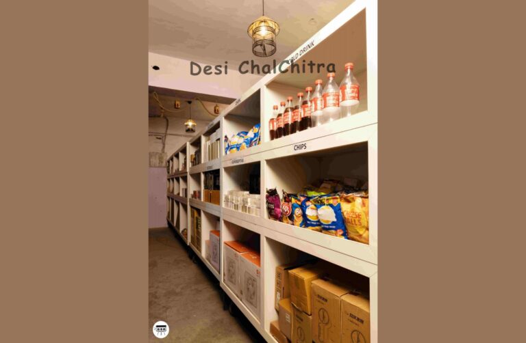 Storage Setup shooting set at Desi ChalChitra Studio, Delhi