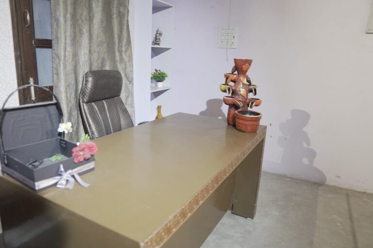 Massage Parlour Reception shooting set at Desi ChalChitra Studio, Delhi