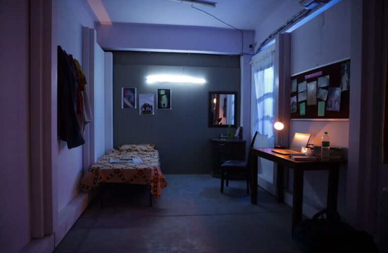 Hostel Room shooting set at Desi ChalChitra Studio, Delhi